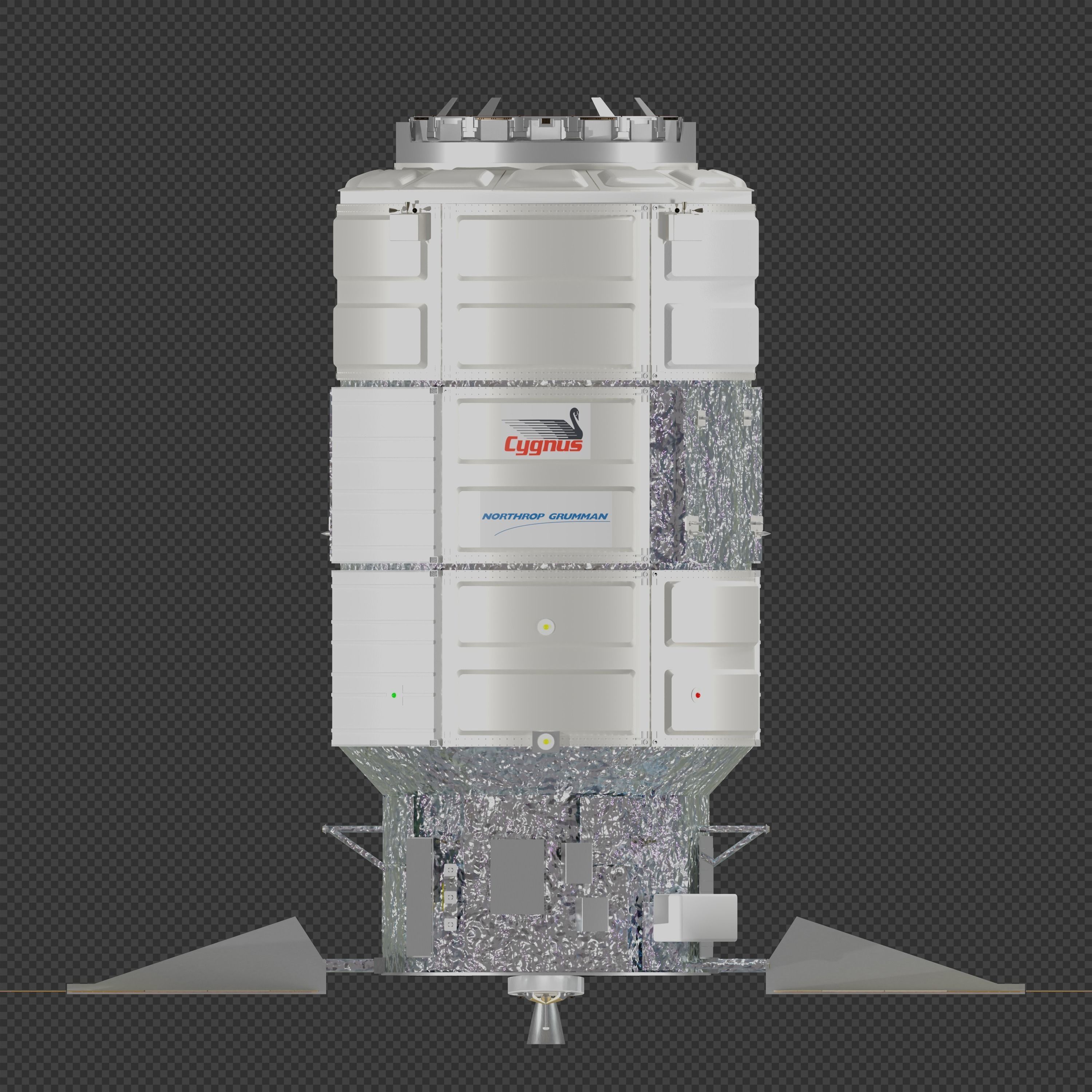 Enhanced Cygnus spacecraft 3D model_2