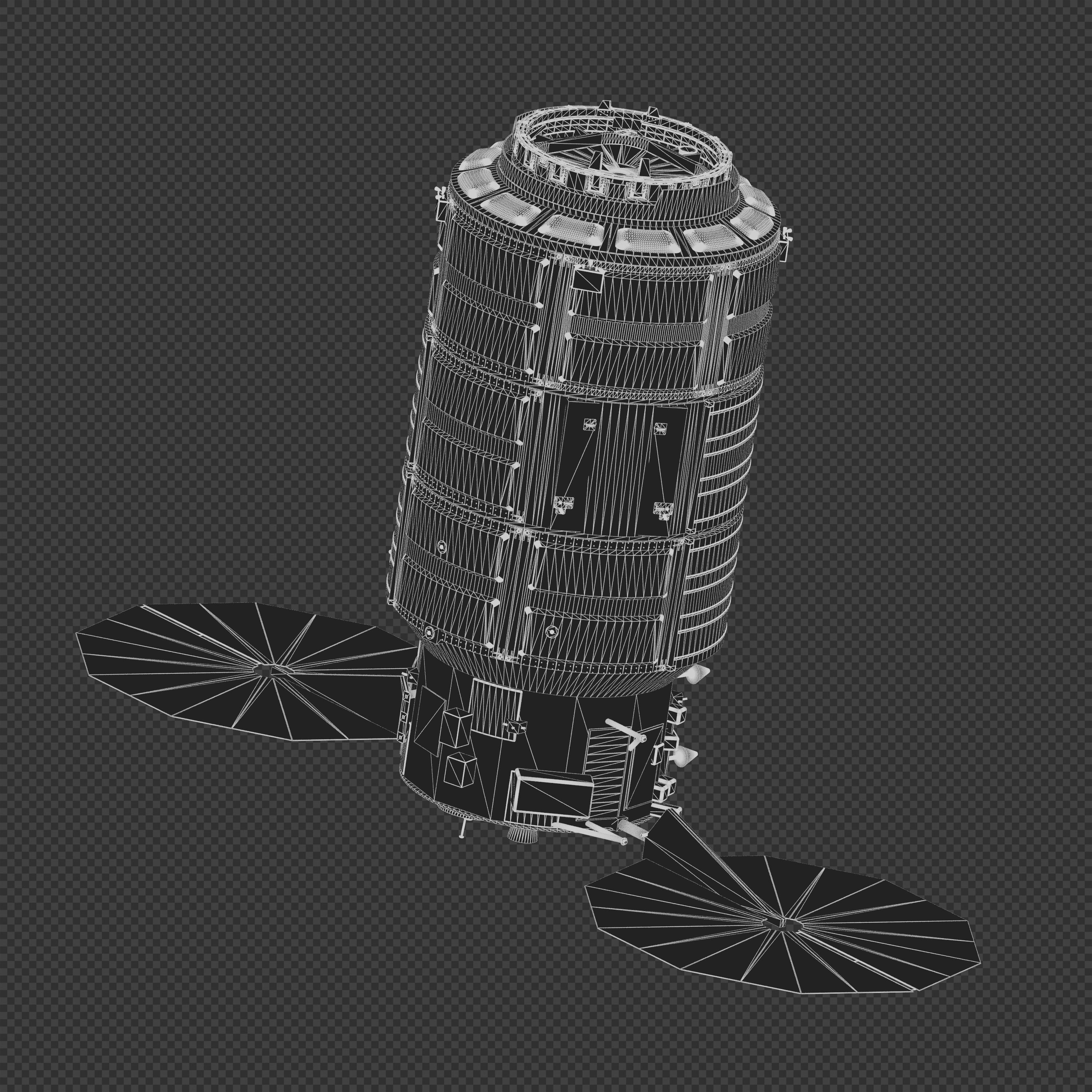 Enhanced Cygnus spacecraft 3D model_10