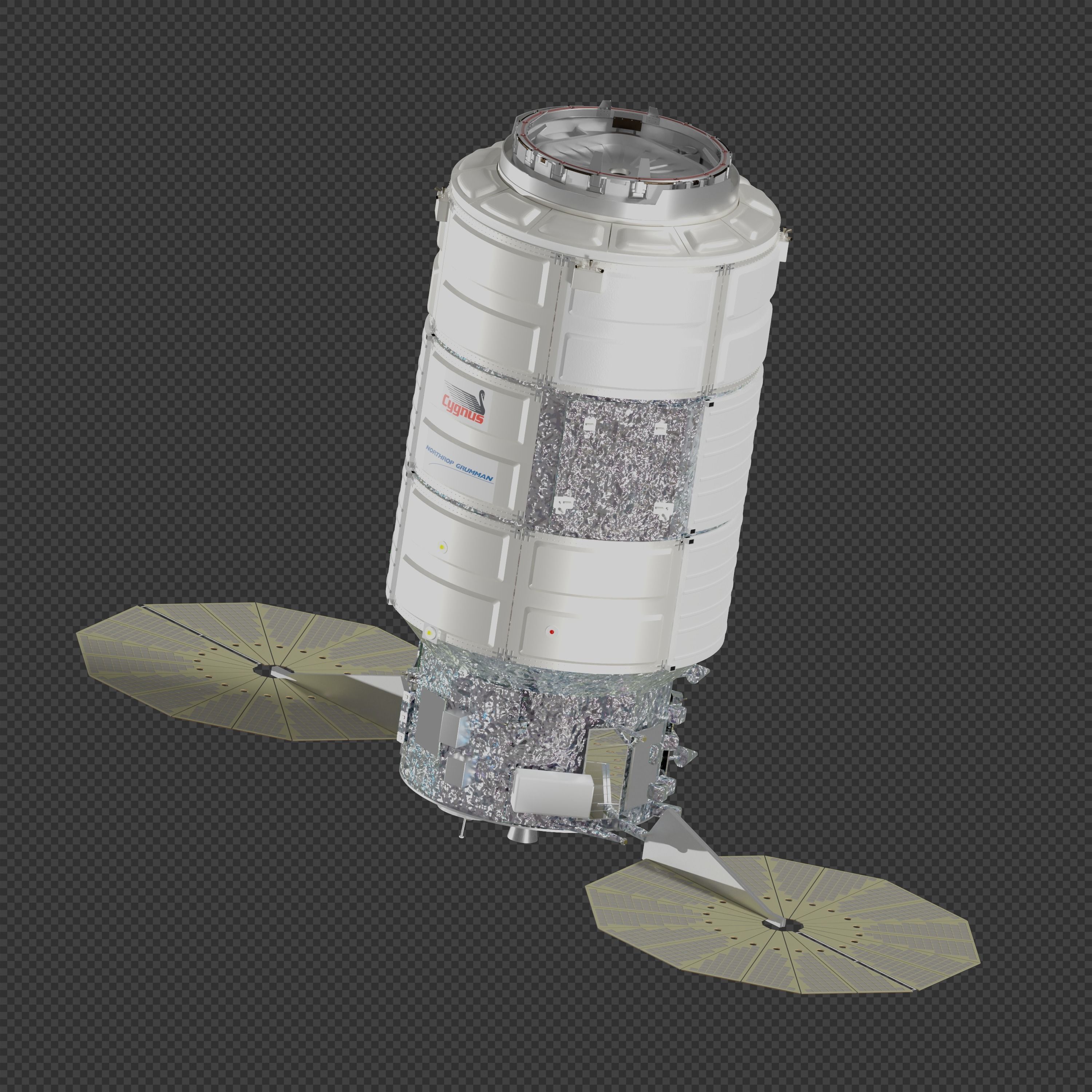 Enhanced Cygnus spacecraft 3D model_1