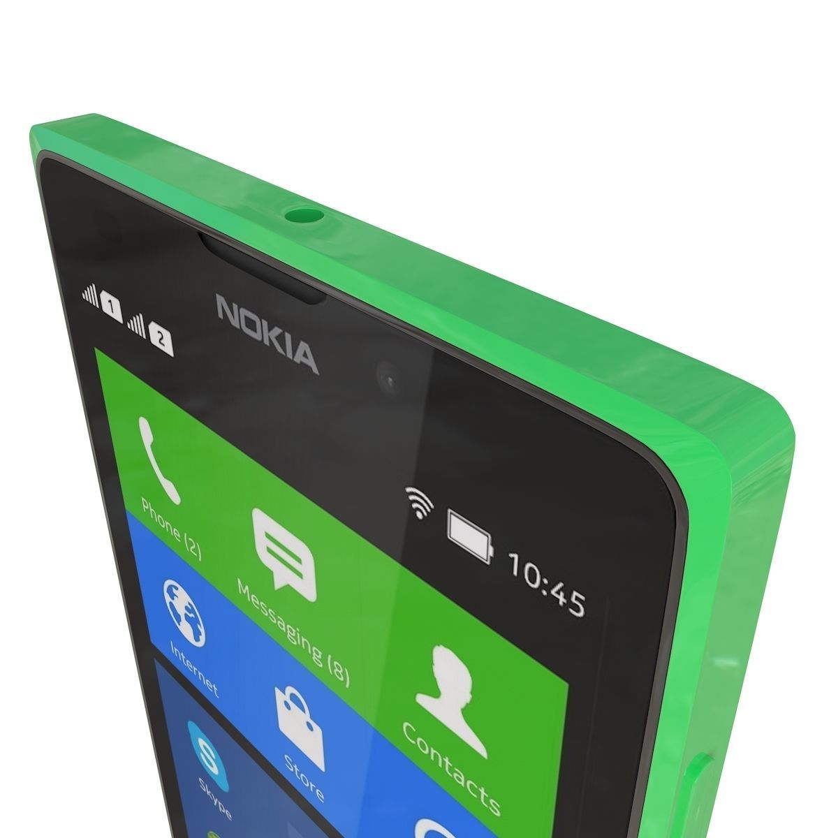 Nokia XL Bright green 3D model_6