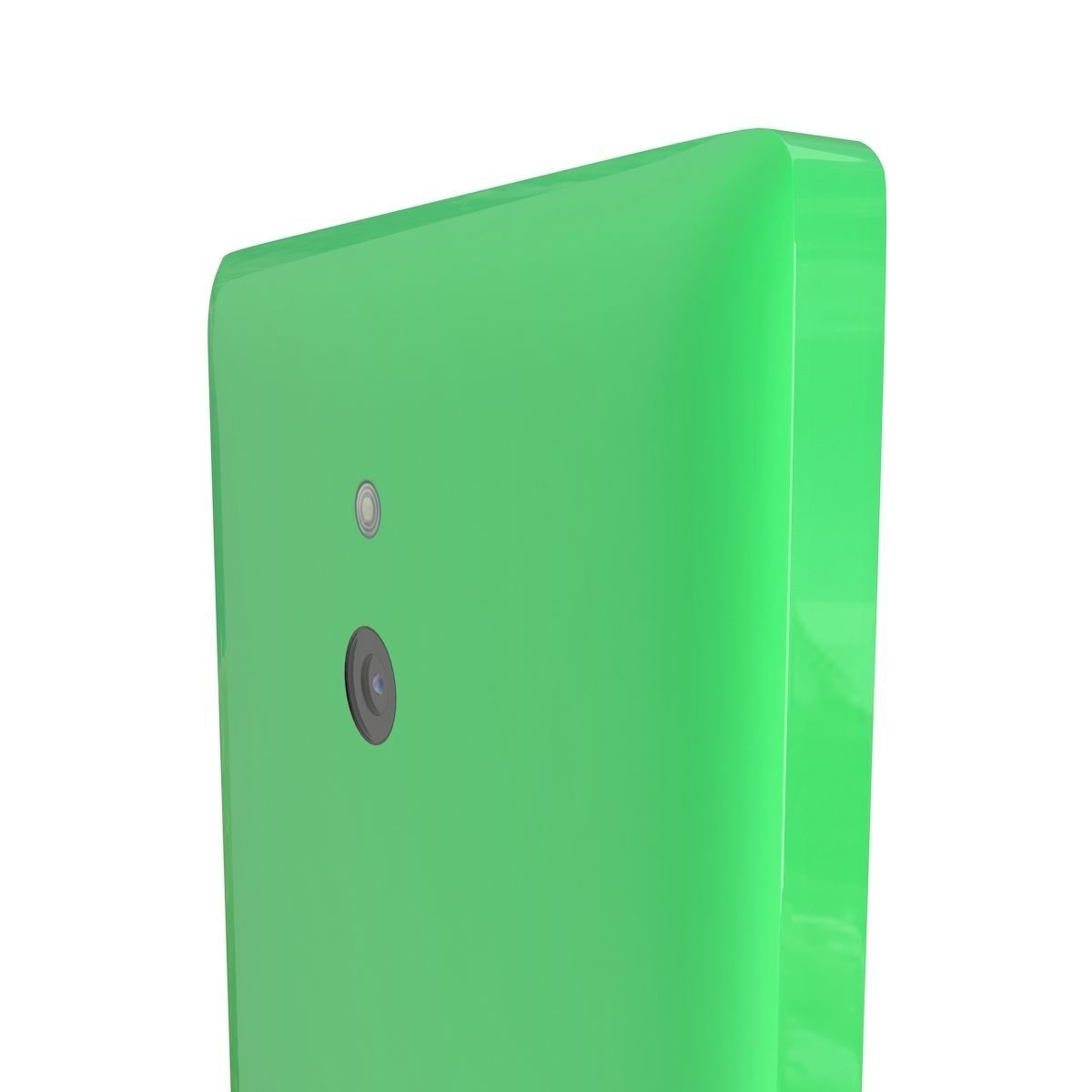 Nokia XL Bright green 3D model_4
