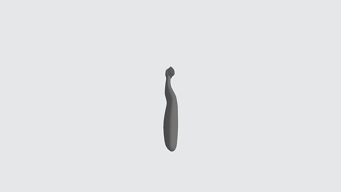 Tooth brush 3D Model Low-poly 3D model