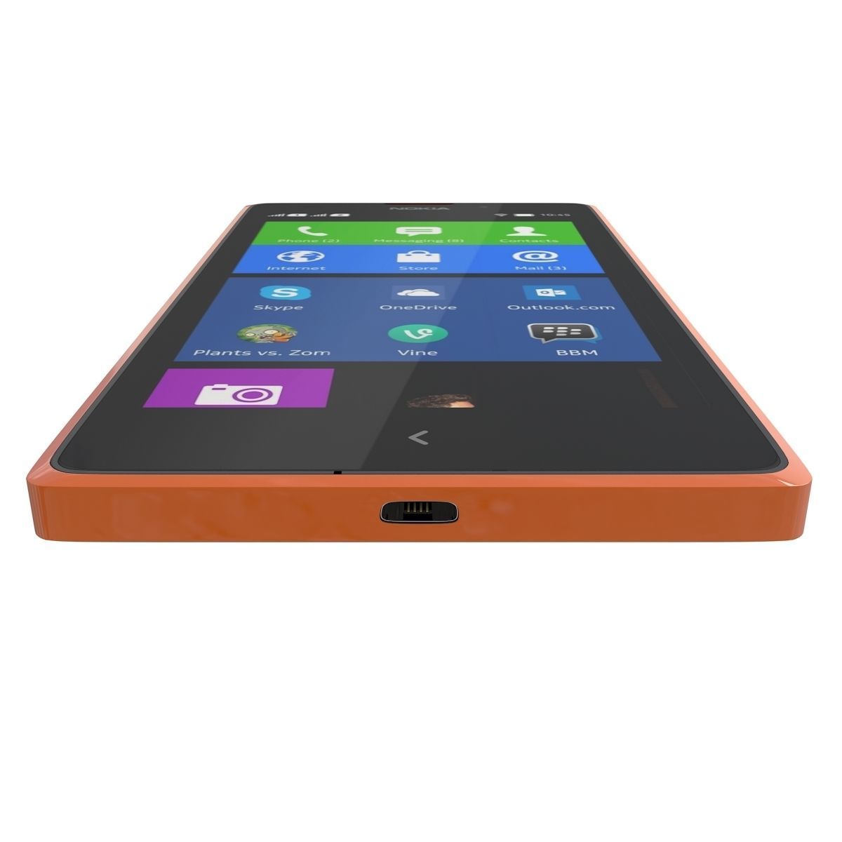 Nokia XL Orange 3D model_5