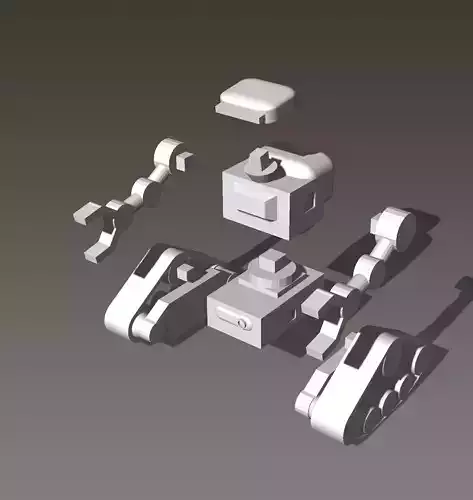 Building Robot for On Mars Boardgame 3D print model