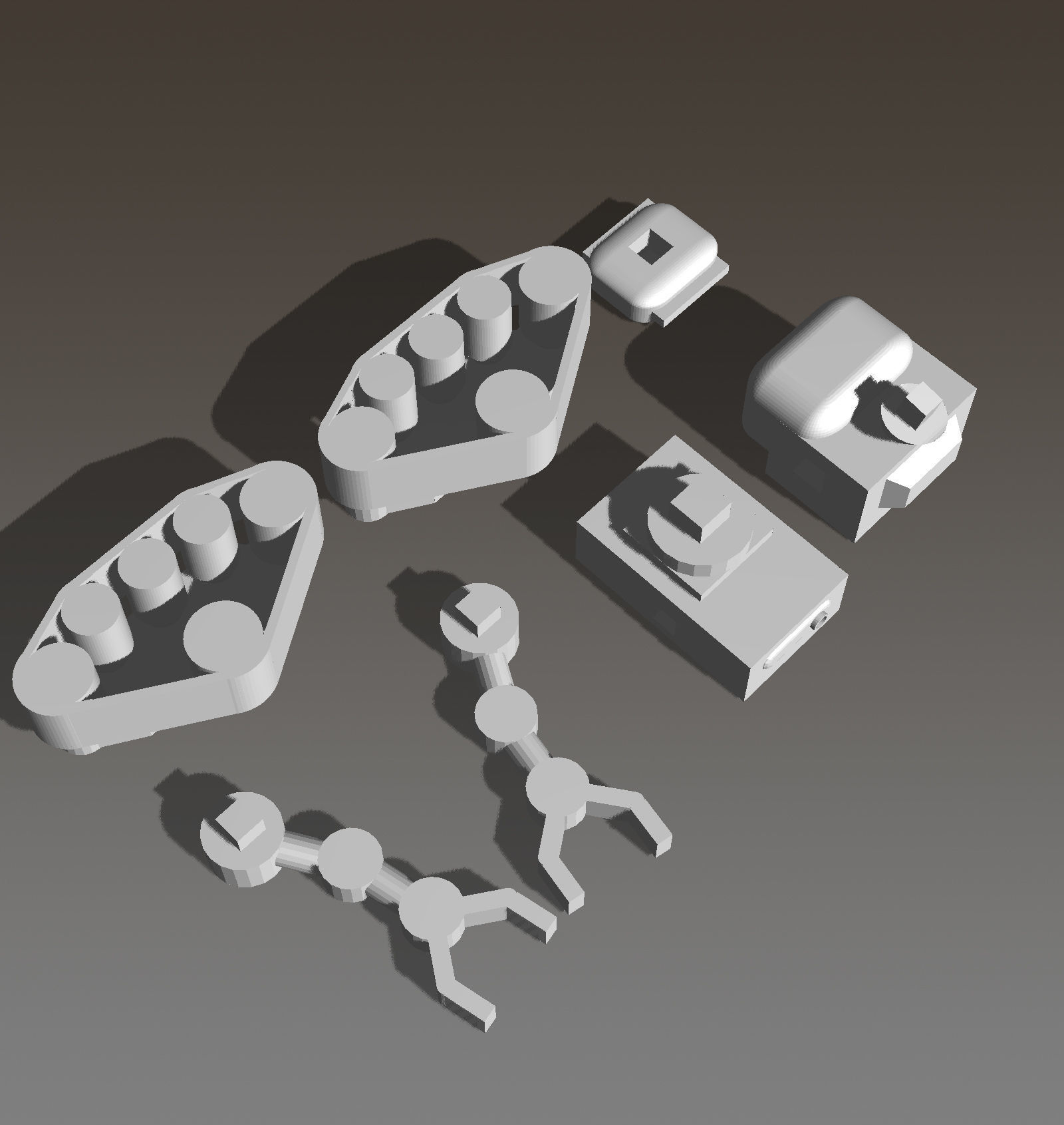 Building Robot for On Mars Boardgame 3D print model_1