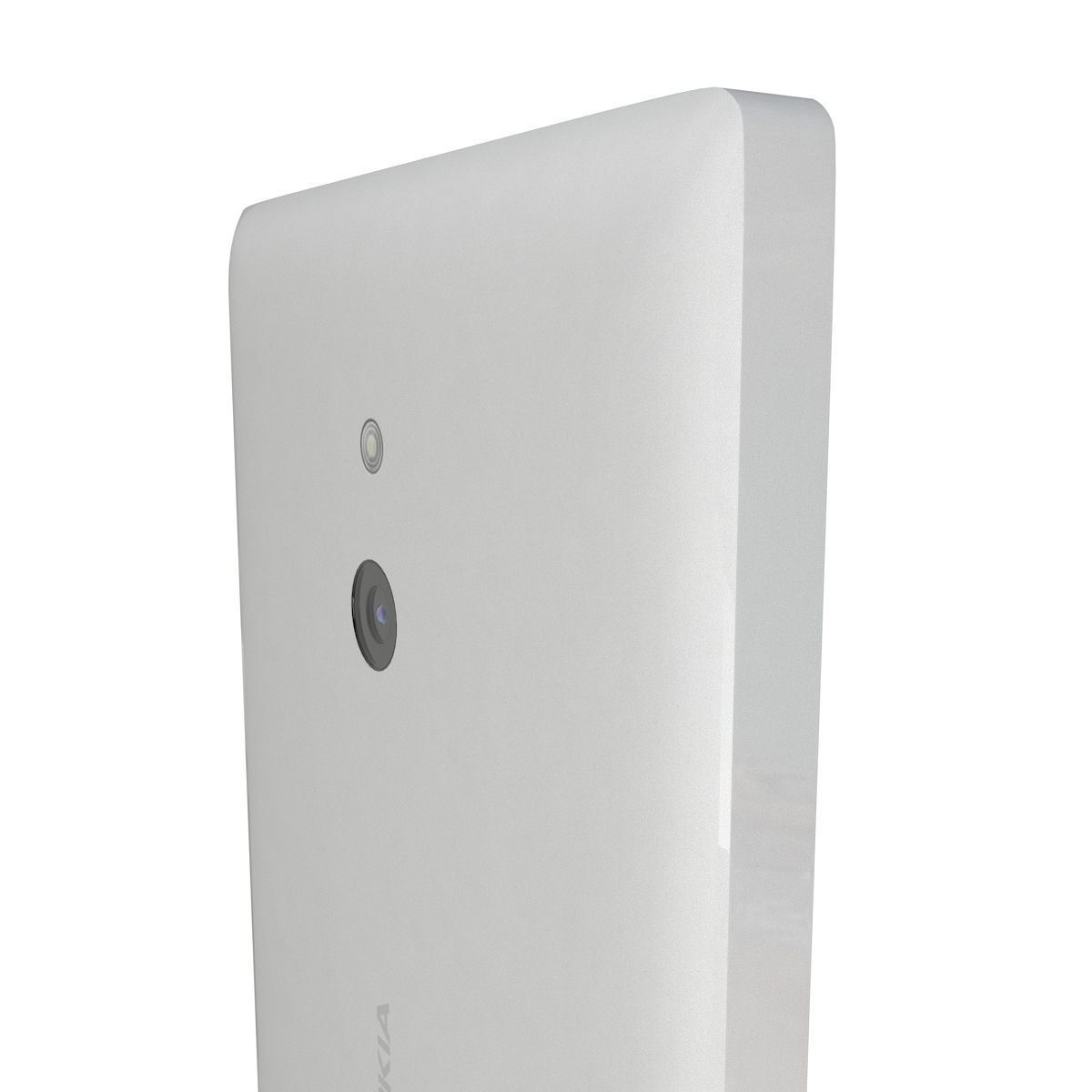 Nokia XL White 3D model_4