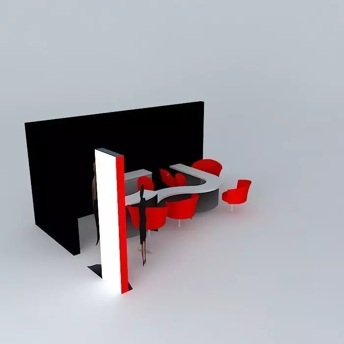 Nail Bar interior Free 3D model