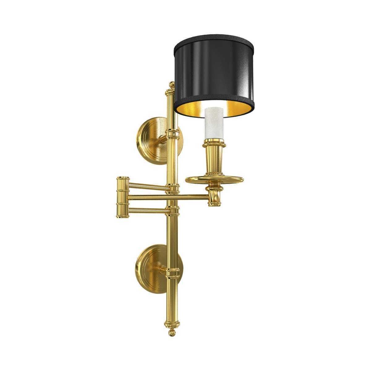 Two wall sconce 3D model_1