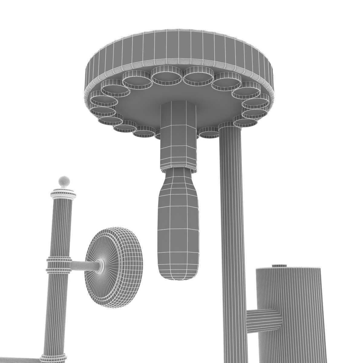 Two wall sconce 3D model_14