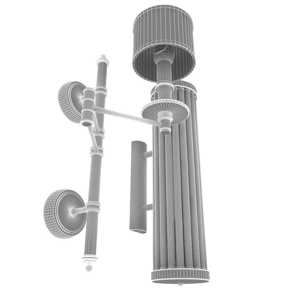 Two wall sconce 3D model_12