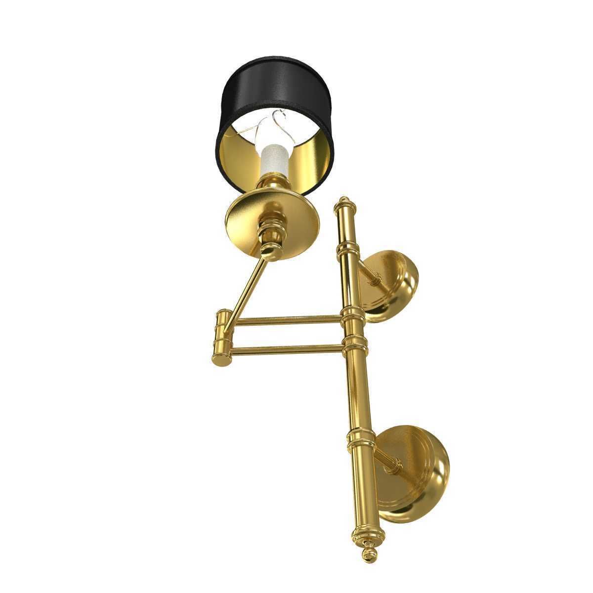 Two wall sconce 3D model_9