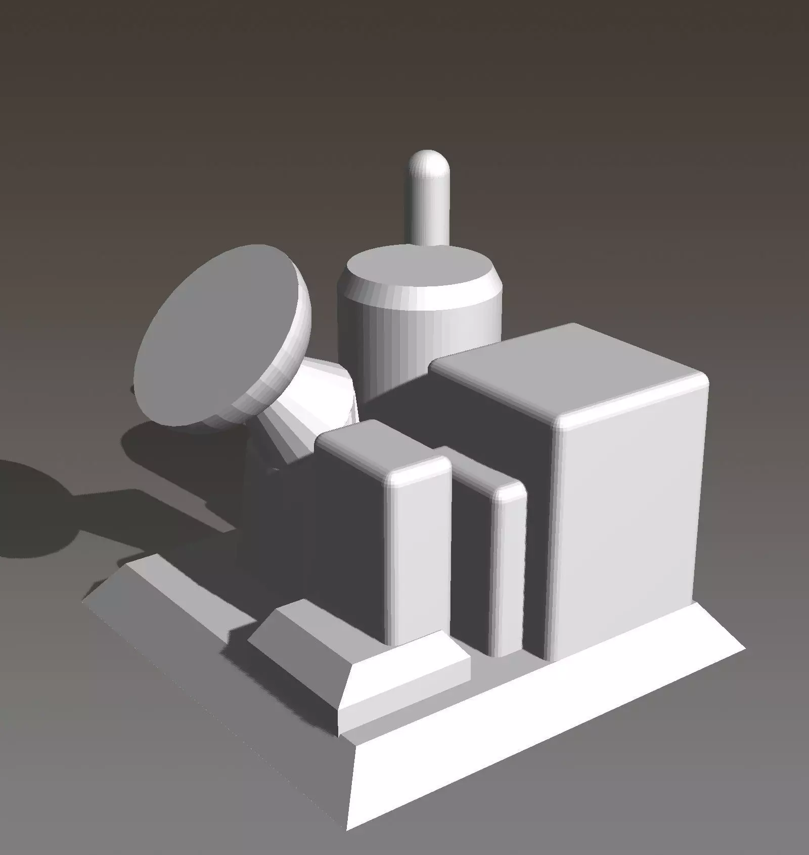 Advance Building for On Mars Boardgame 3D print model_0
