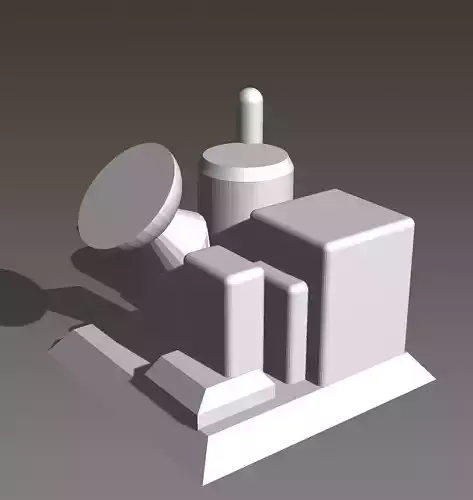 Advance Building for On Mars Boardgame 3D print model
