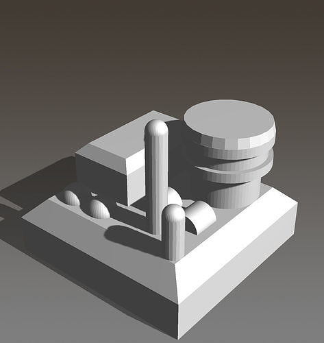 Advance Building for On Mars Boardgame 3D print model