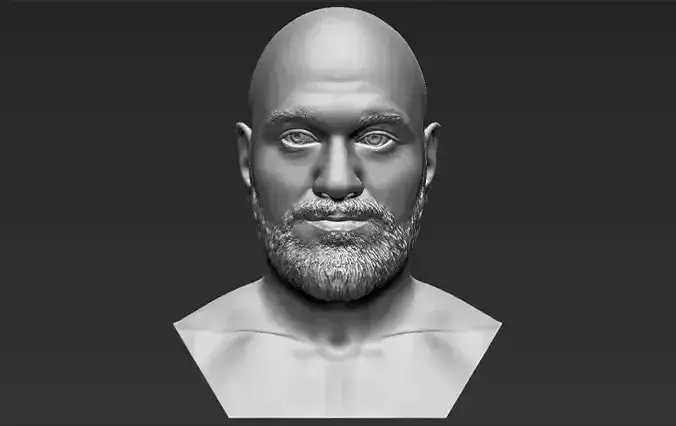Tyson Fury bust 3D printing ready stl obj formats 3D print model