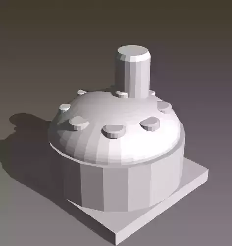 Advance building for On Mars board game 3D print model