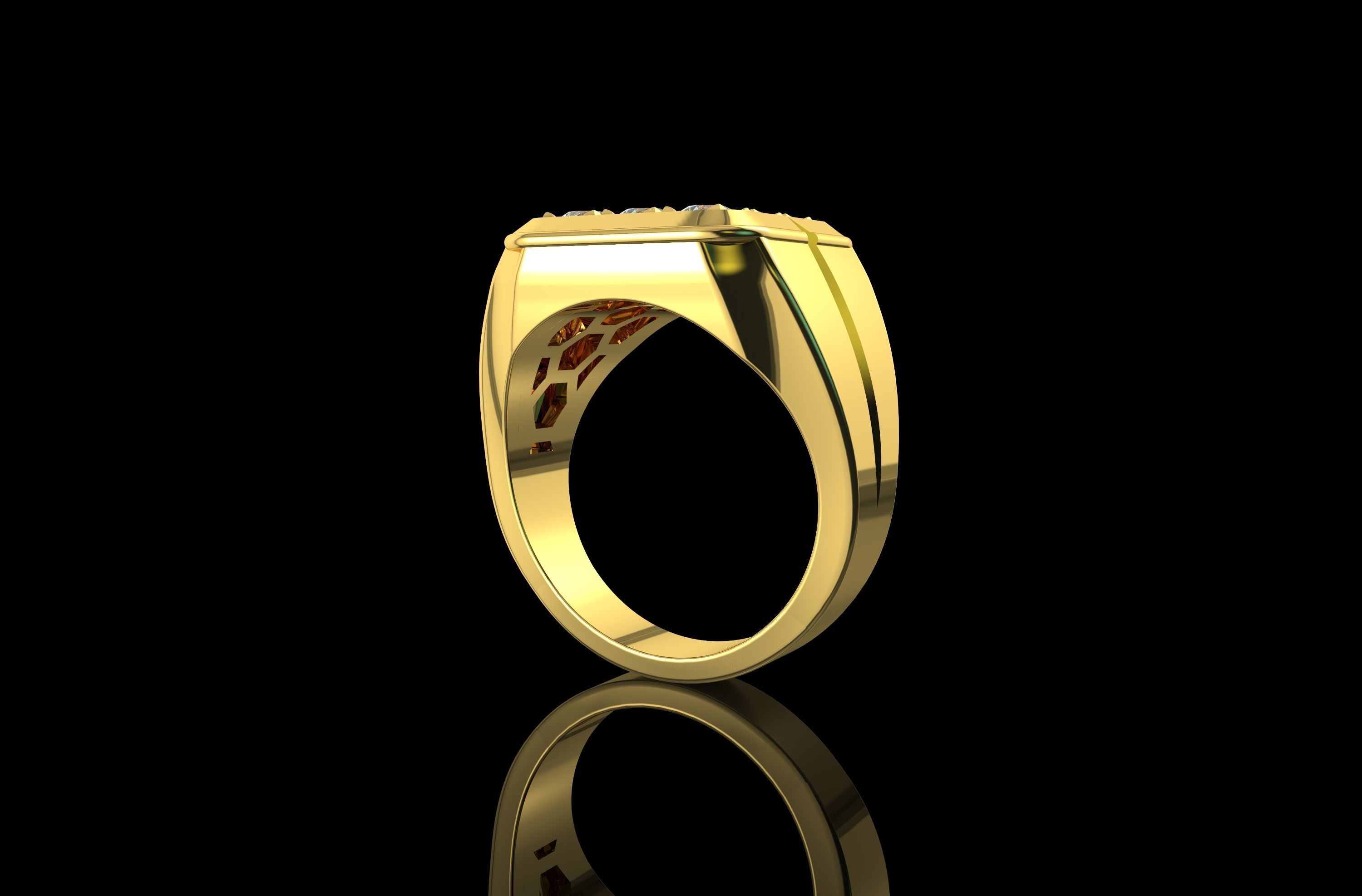 Gold N746 3D print model_2