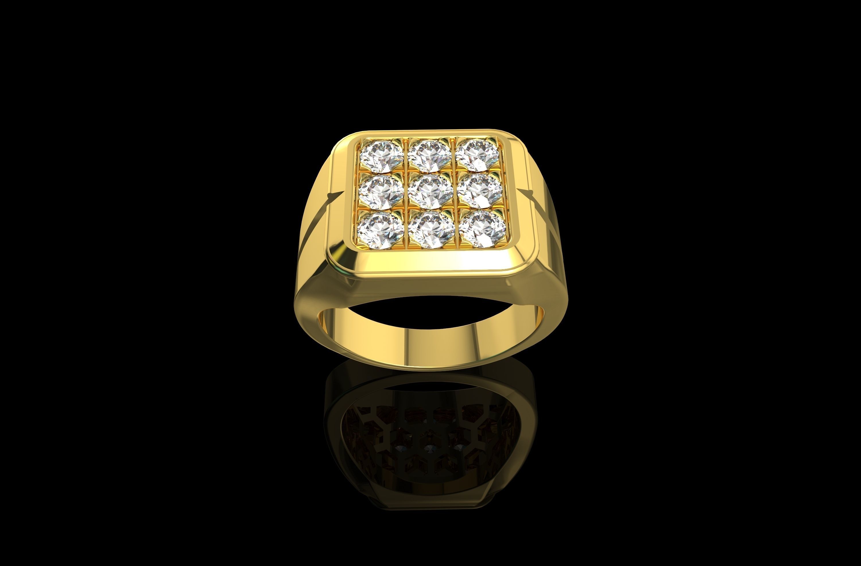 Gold N746 3D print model_1