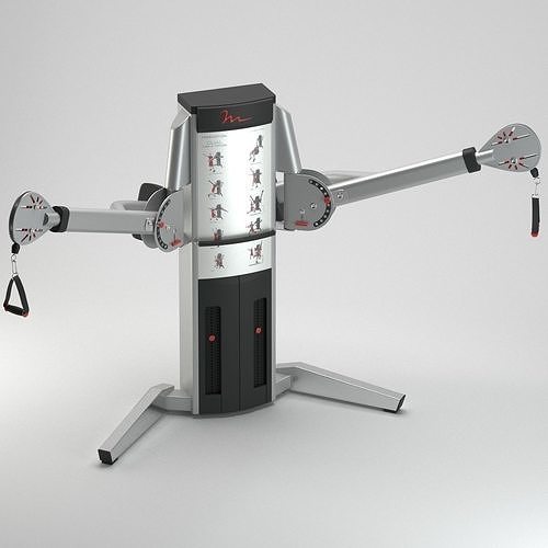 Gym FreeMotion Cable Cross 3D model