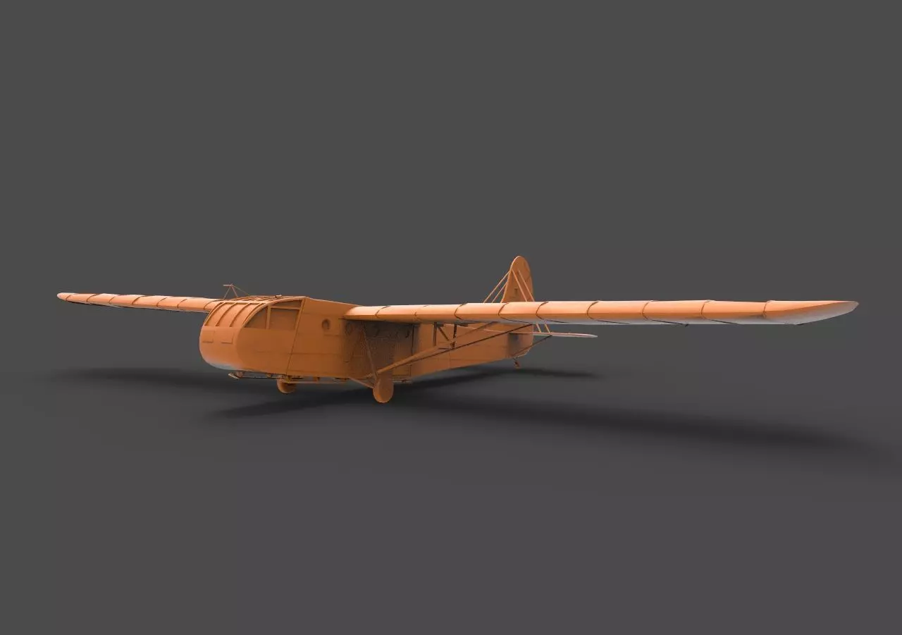 Waco CG-4 3D print model
