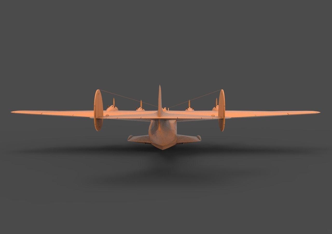 Boeing 314 3D print model_5