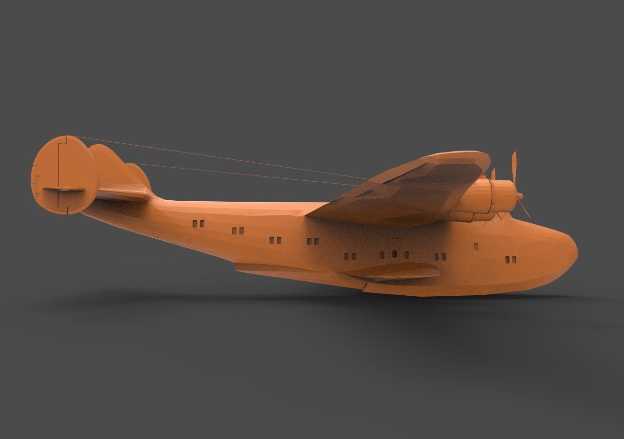 Boeing 314 3D print model_3