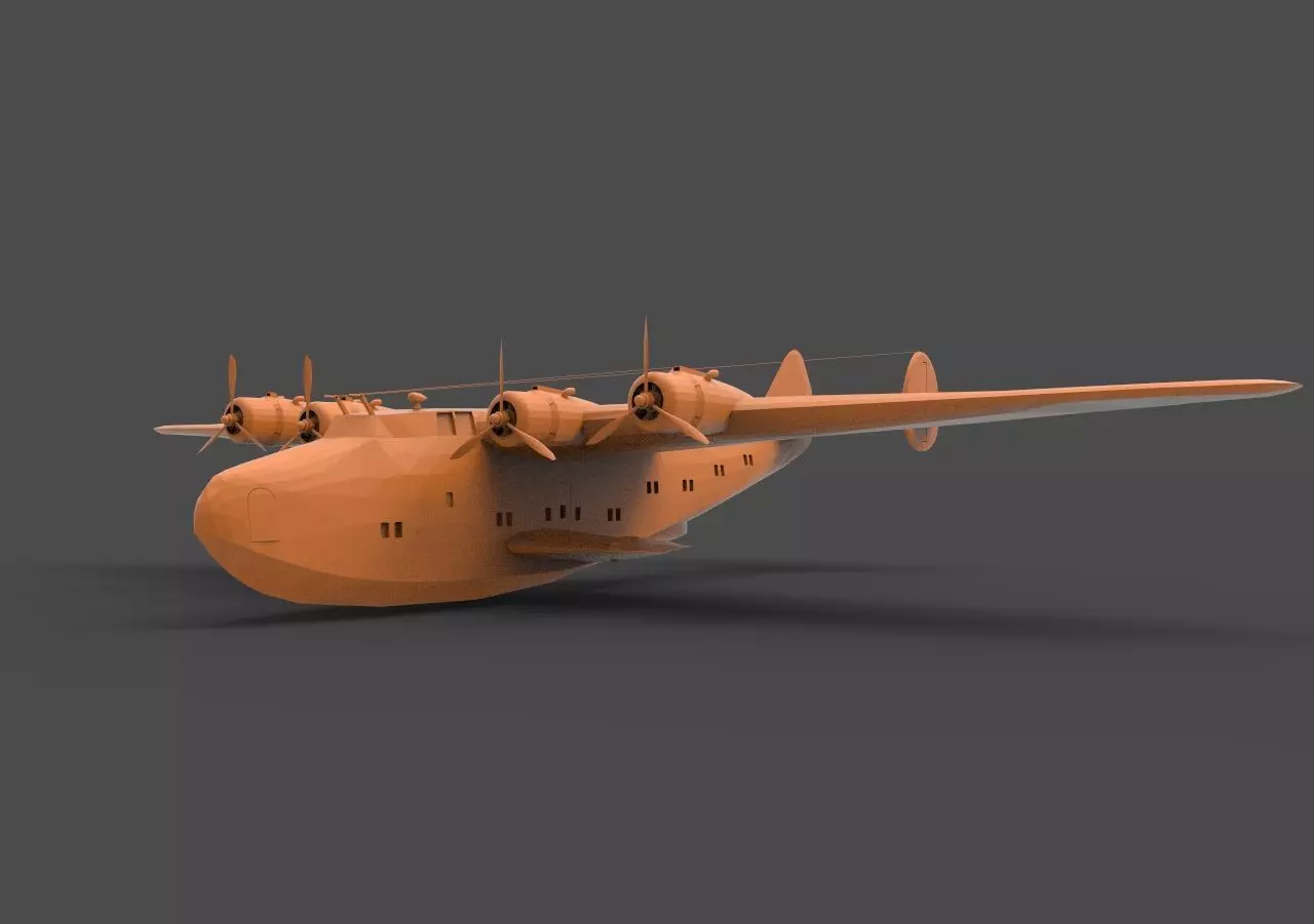 Boeing 314 3D print model_0