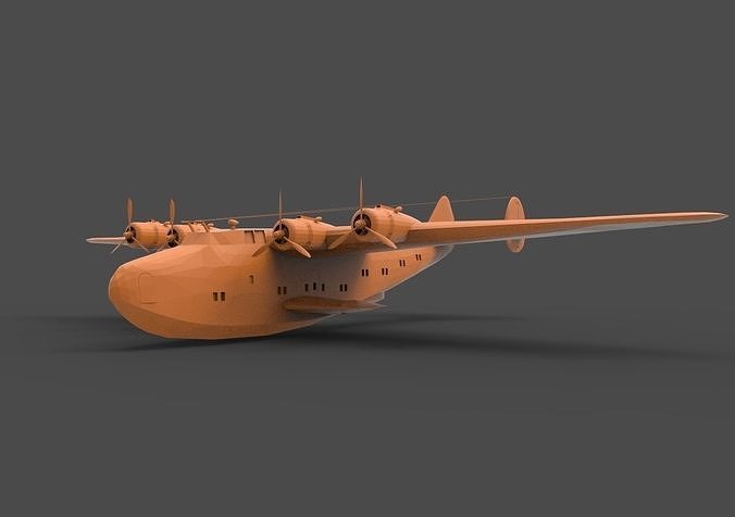 Boeing 314 3D print model