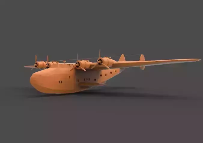 Boeing 314 3D print model