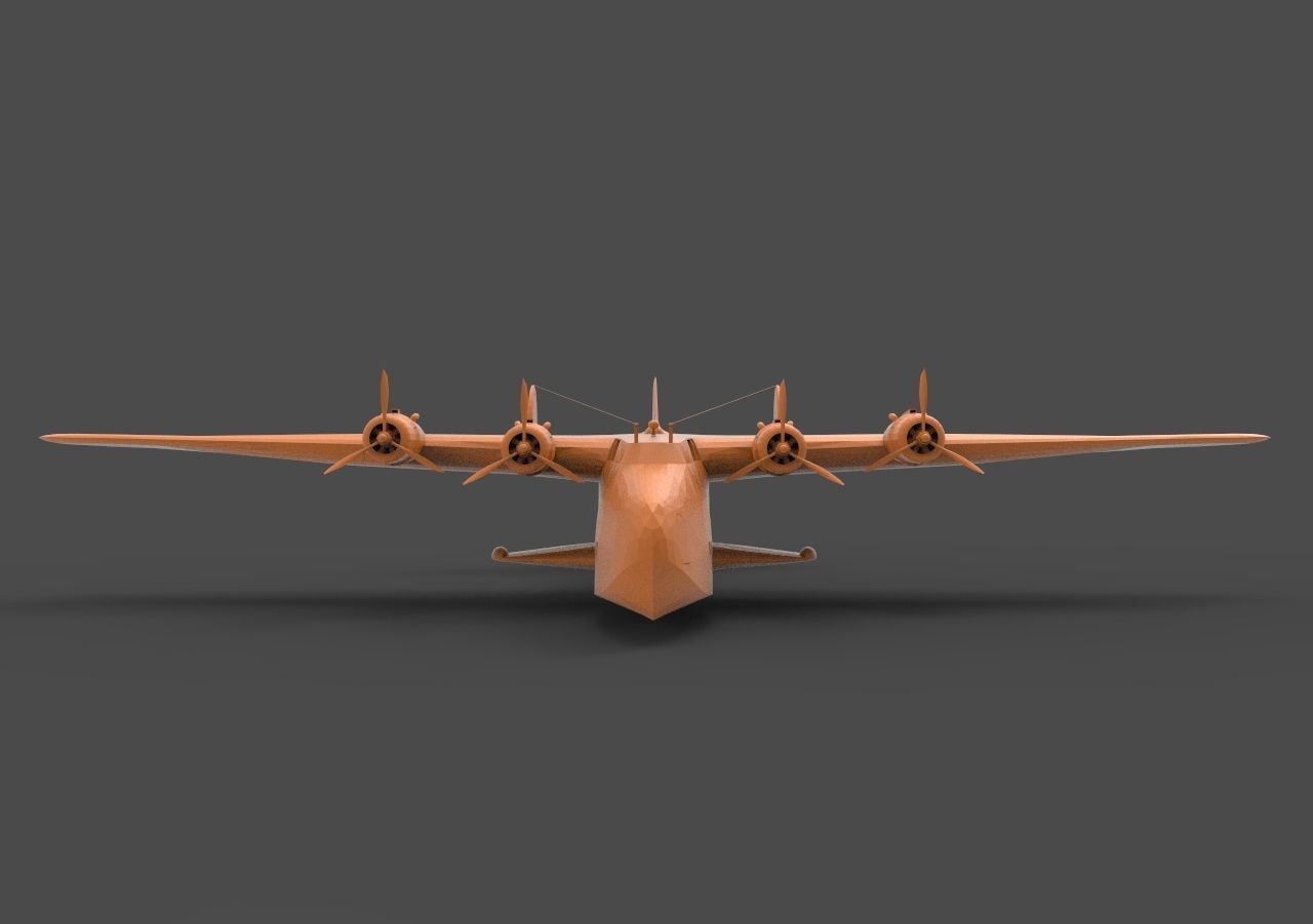Boeing 314 3D print model_1
