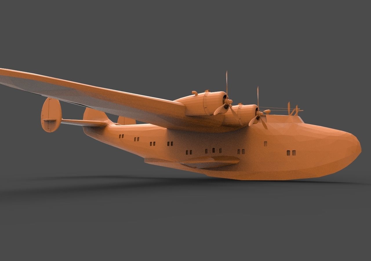 Boeing 314 3D print model_2