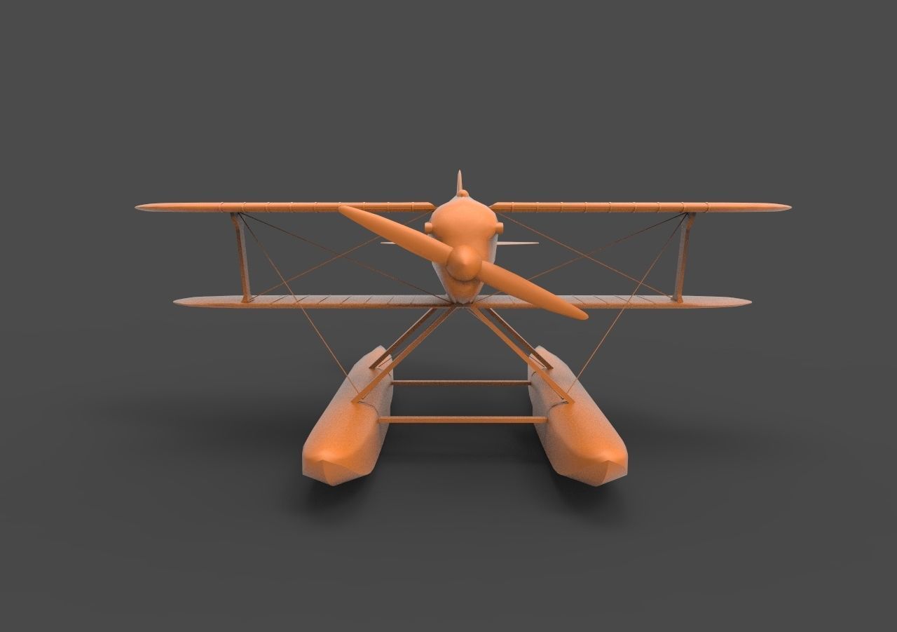 Sea Plane 3D print model_1