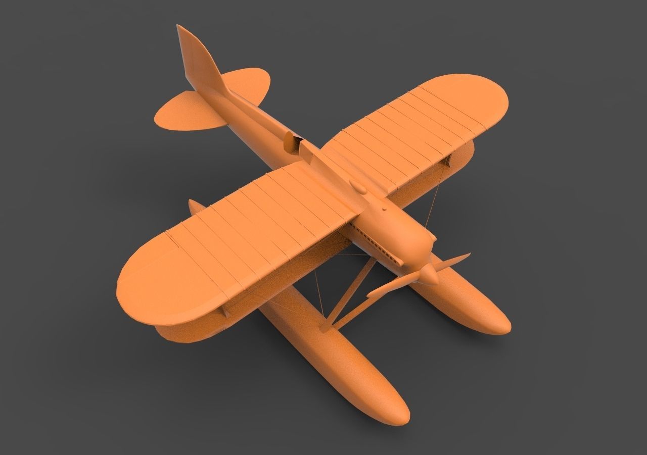 Sea Plane 3D print model_7