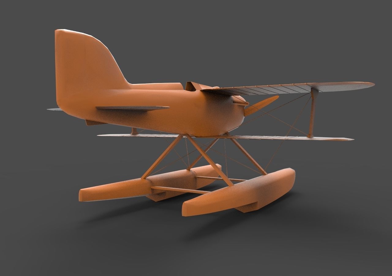 Sea Plane 3D print model_4