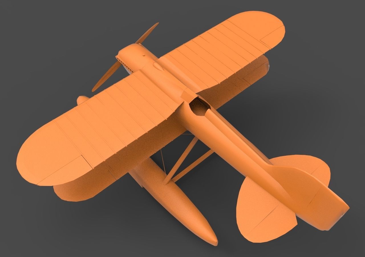 Sea Plane 3D print model_6
