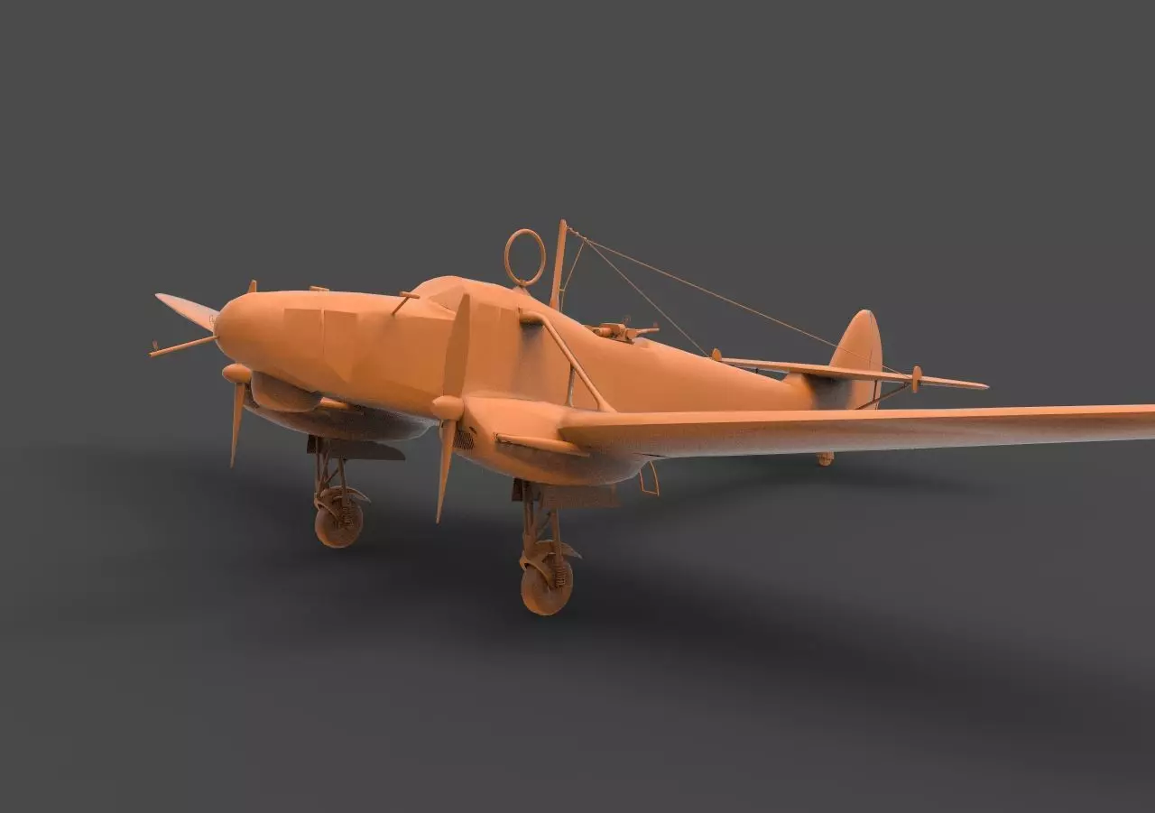 Focke wulf fw58B 3D print model
