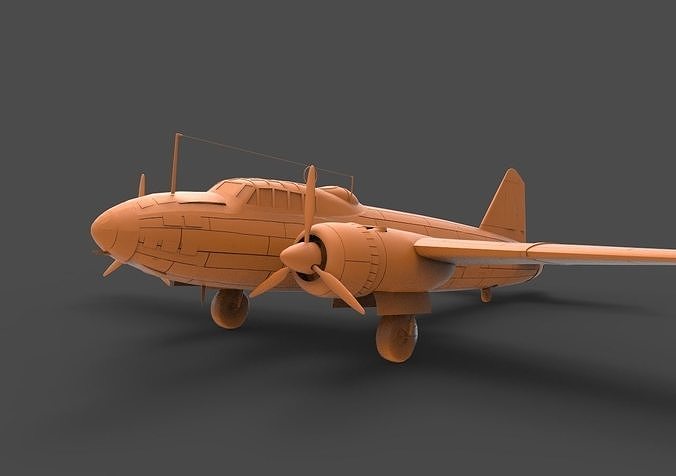 Mitsubishi G4M 3D print model