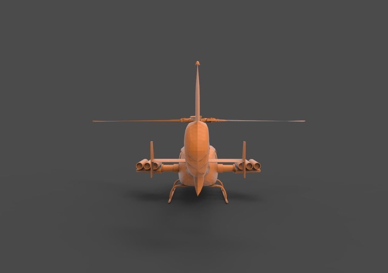 SA 342 3D print model_5