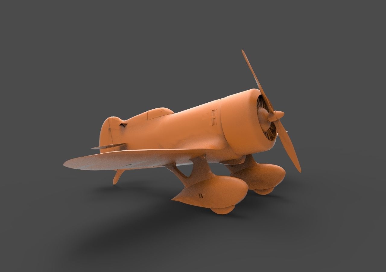 Gee Bee Model R1 3D print model_2