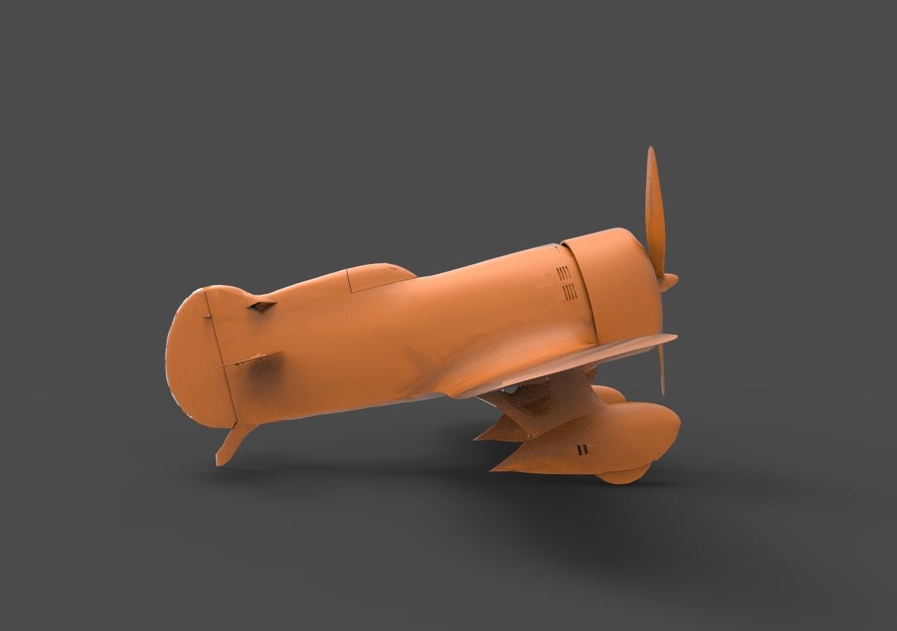 Gee Bee Model R1 3D print model_3