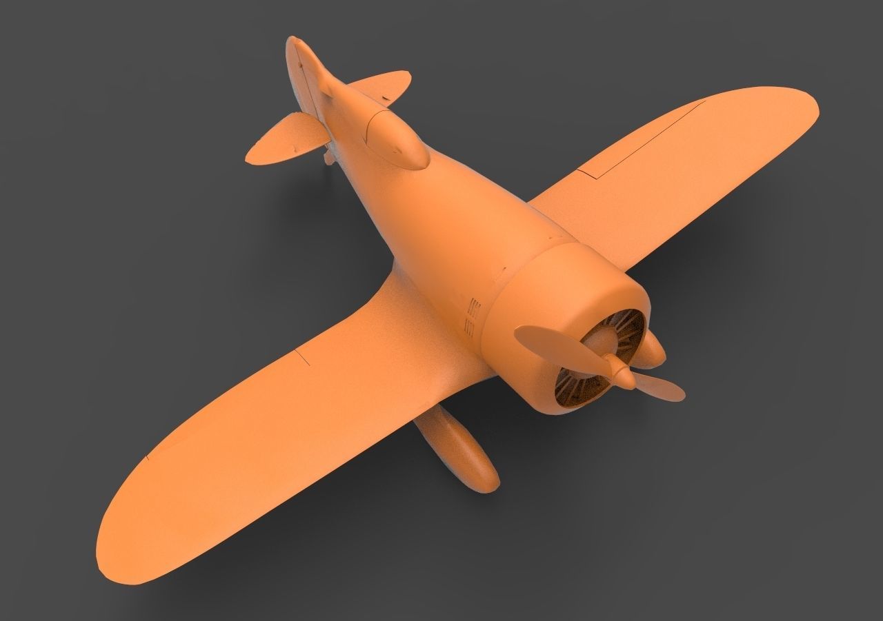 Gee Bee Model R1 3D print model_7