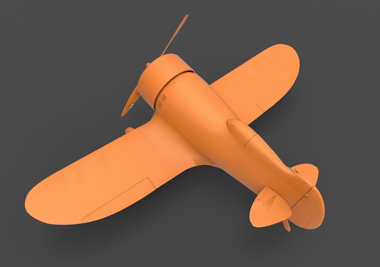 Gee Bee Model R1 3D print model_6