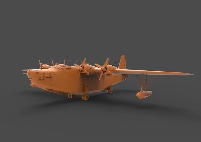 Kawanishi H8K 3D print model