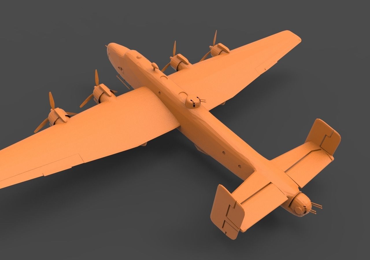 Handley Page Halifax 3D print model_6