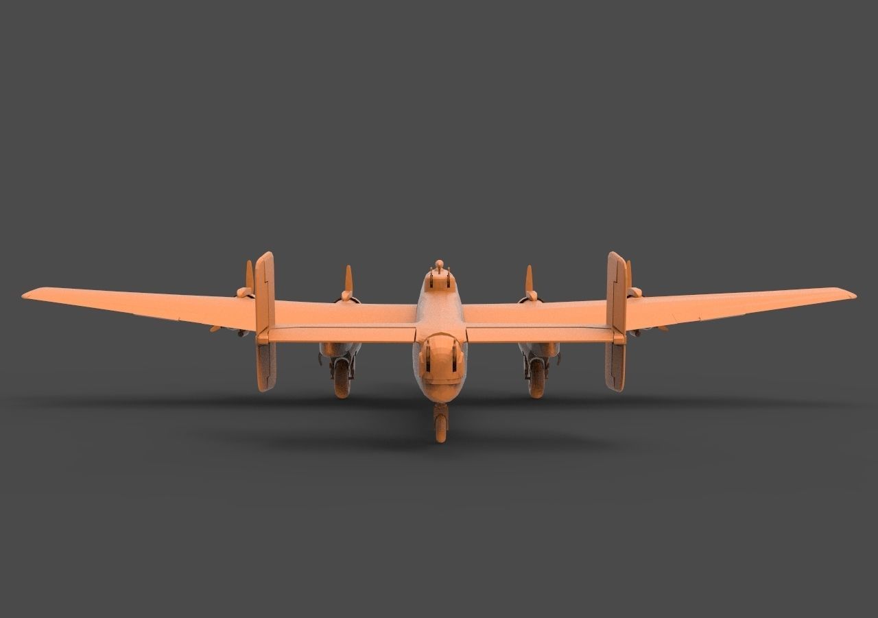 Handley Page Halifax 3D print model_5