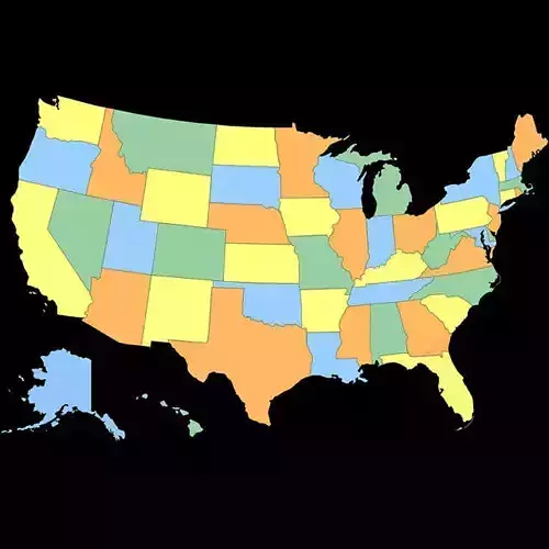 United States of America Map