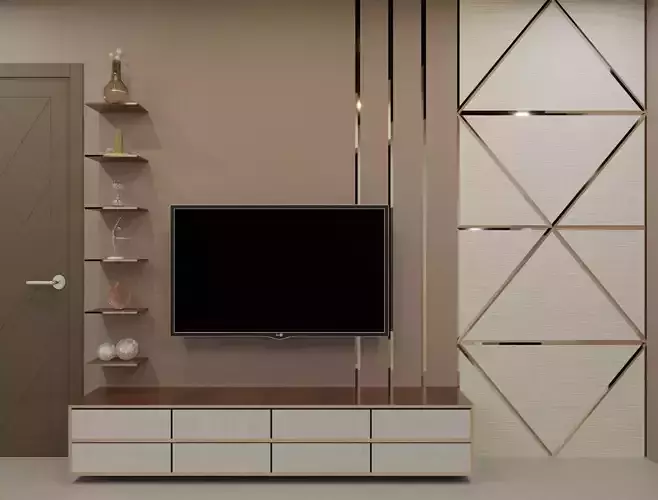TV unit wall