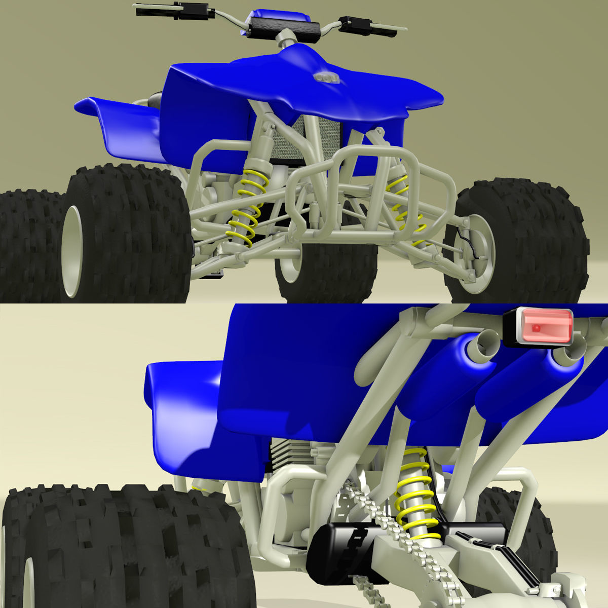 ATV Quad 3D model_7
