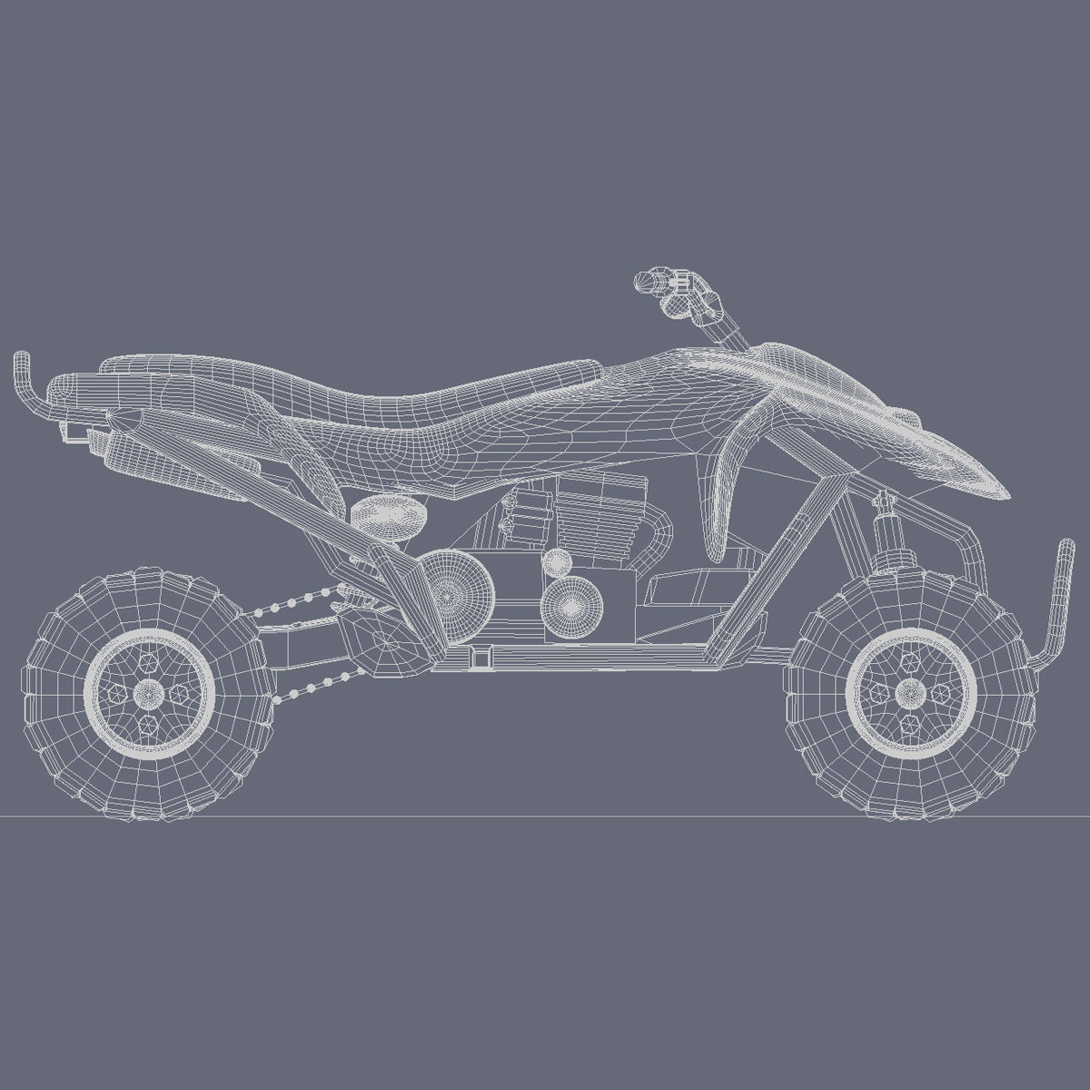ATV Quad 3D model_5