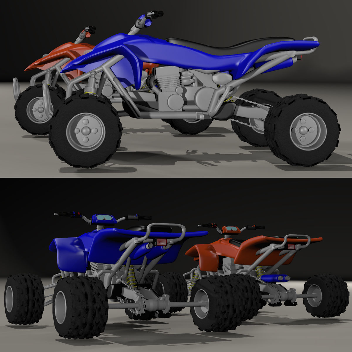 ATV Quad 3D model_1